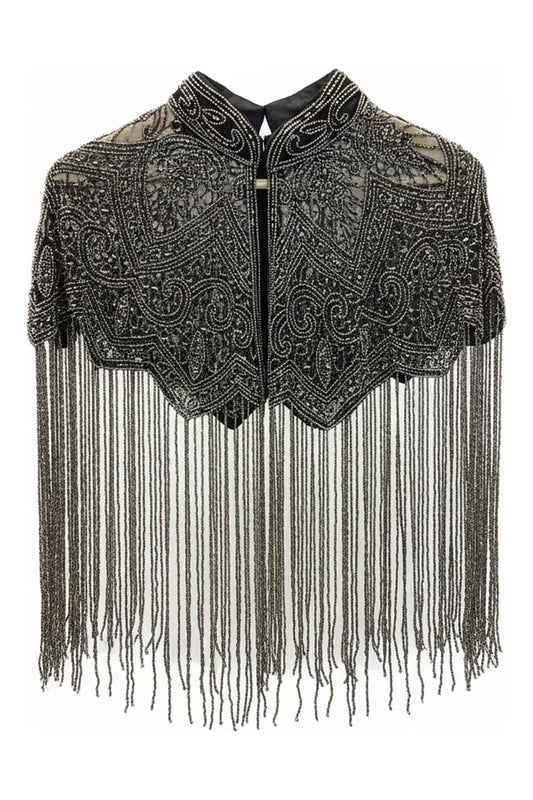 Capa Joya Chevron Plata y Negra