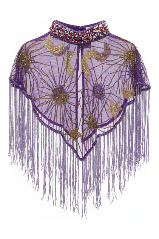 Capa Joya Luna y Sol Morada y Dorada