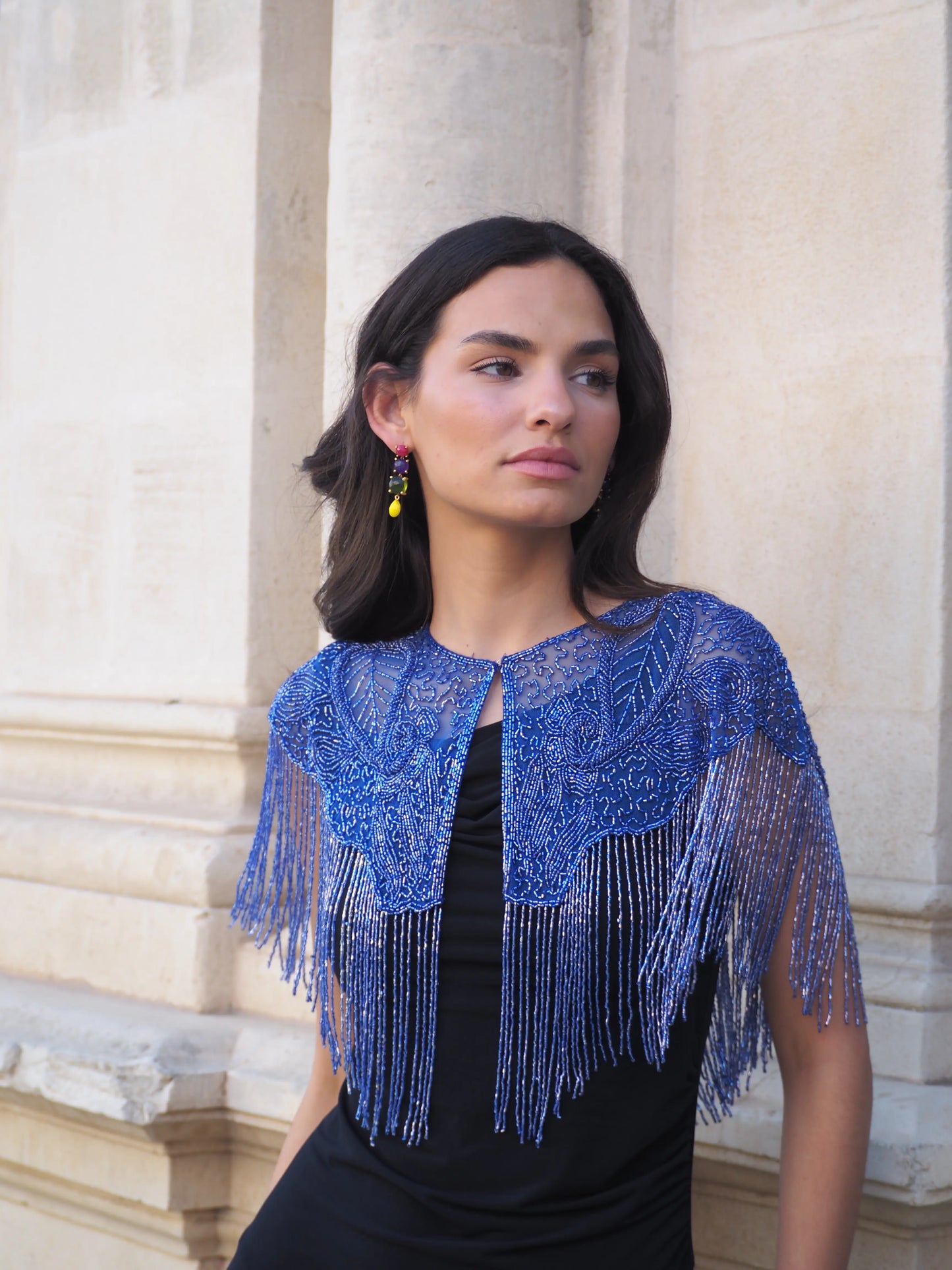 Blue Nuit Jewel Cape