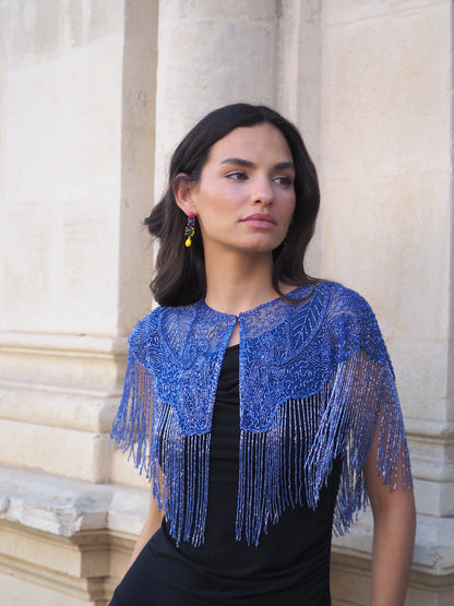 Blue Nuit Jewel Cape