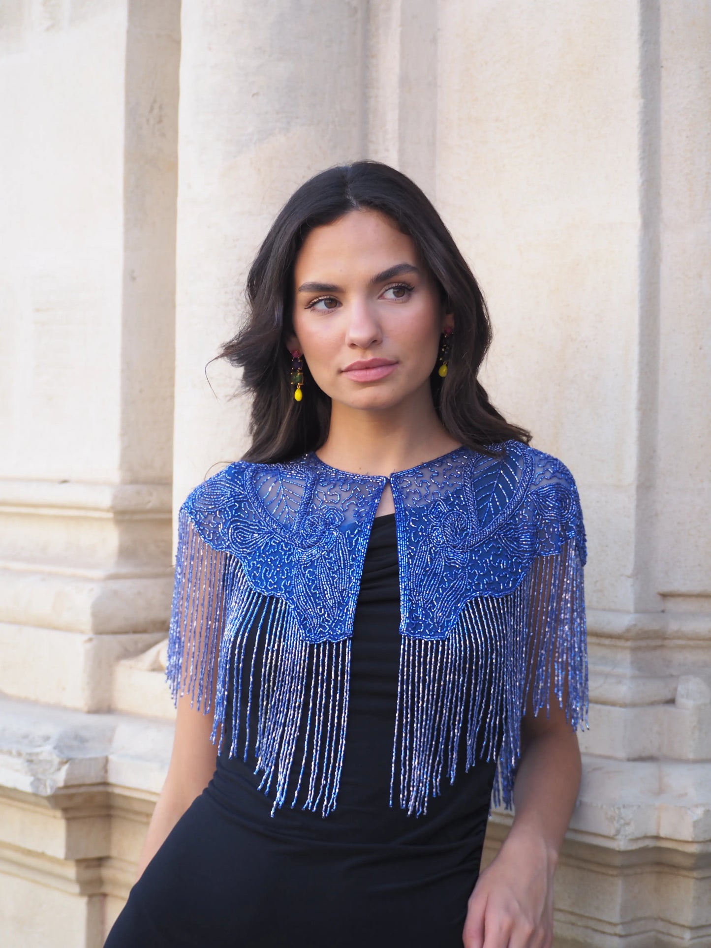 Blue Nuit Jewel Cape
