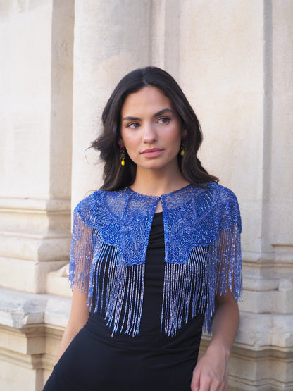 Blue Nuit Jewel Cape