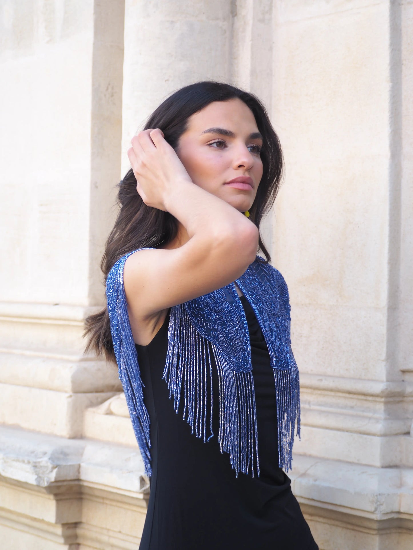 Blue Nuit Jewel Cape