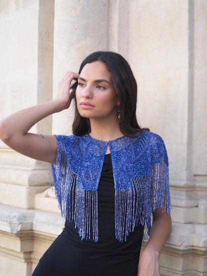 Blue Nuit Jewel Cape