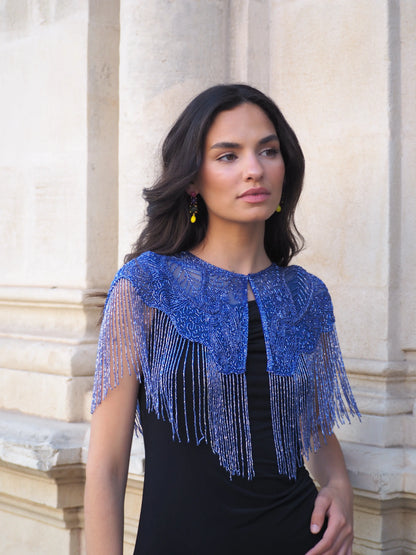 Blue Nuit Jewel Cape