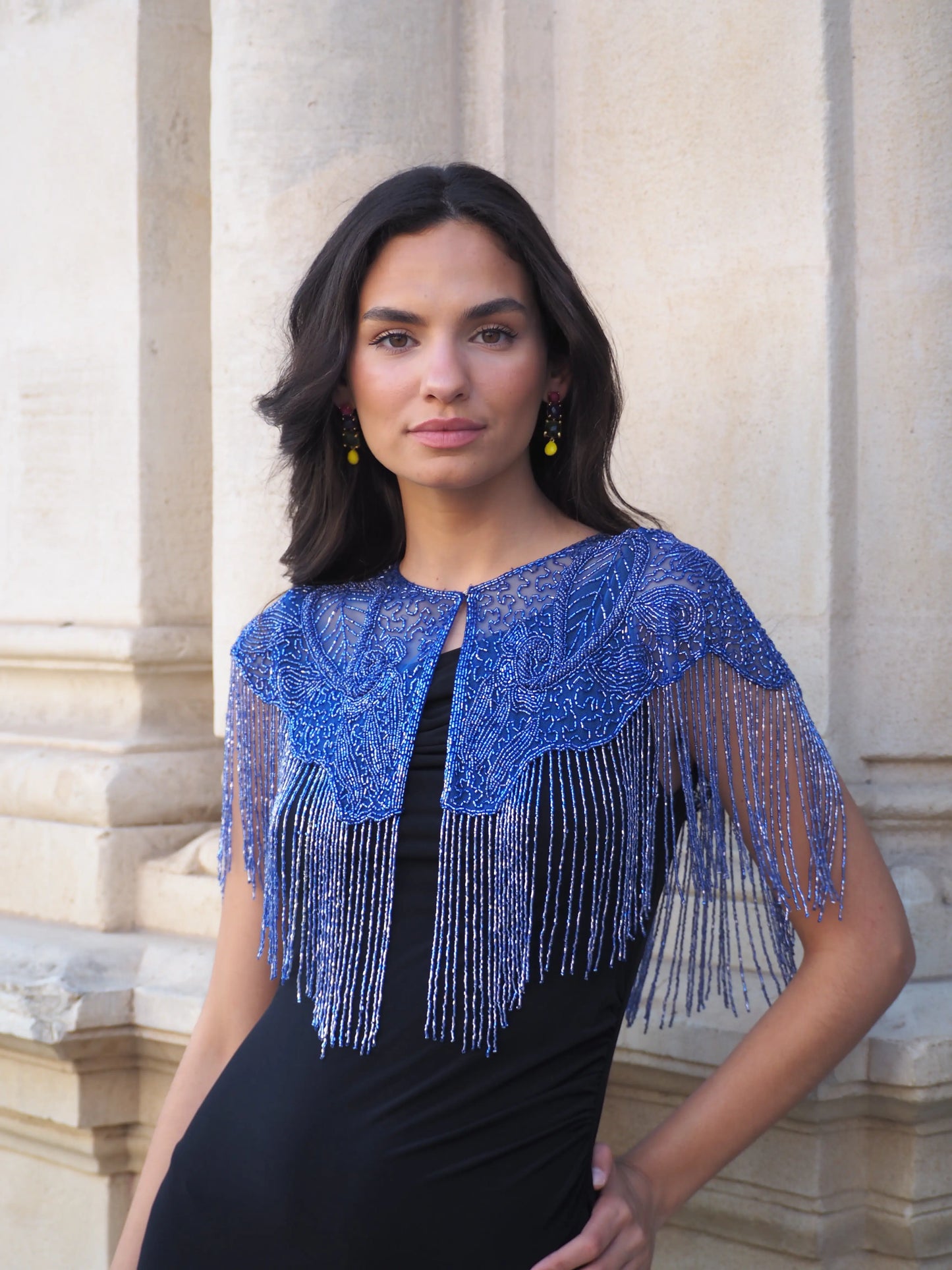 Blue Nuit Jewel Cape