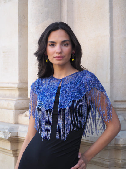 Blue Nuit Jewel Cape