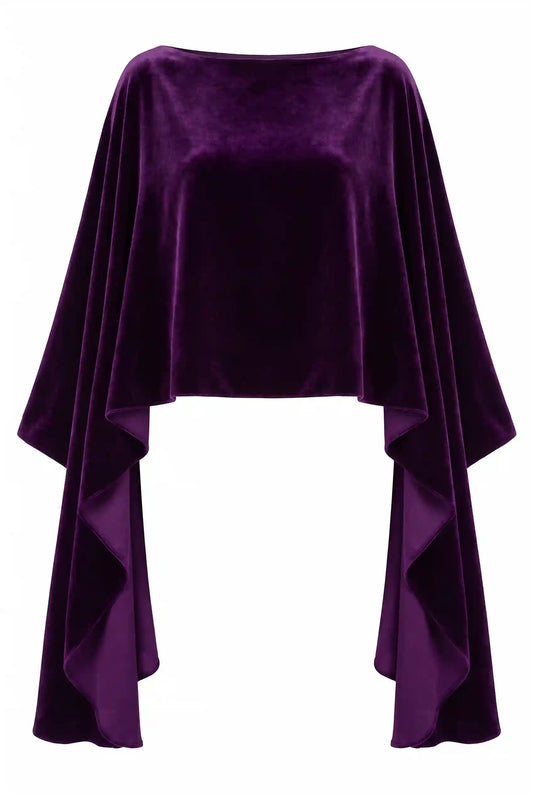 Capa Terciopelo Invitada Morado