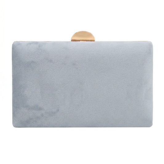 Cartera Invitada Gris