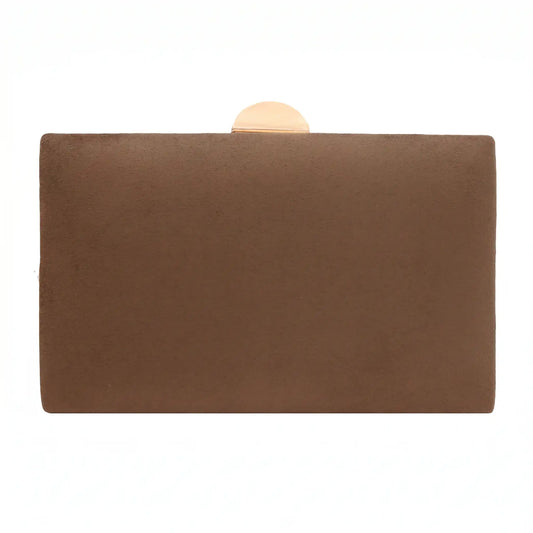 Cartera Invitada Marrón Moka
