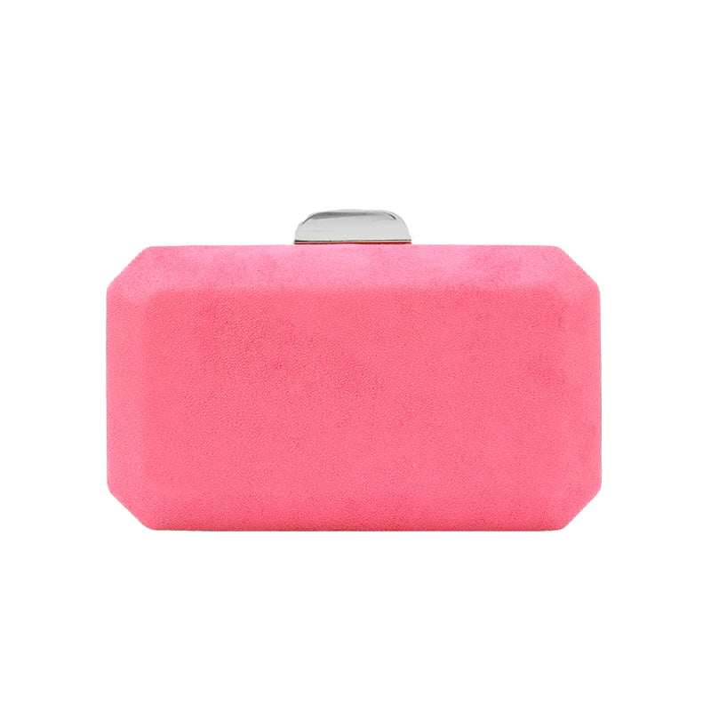 Cartera Octogon Plata Rosa Barbie