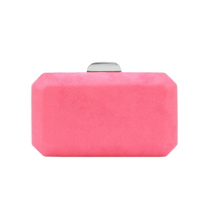Cartera Octogon Plata Rosa Barbie