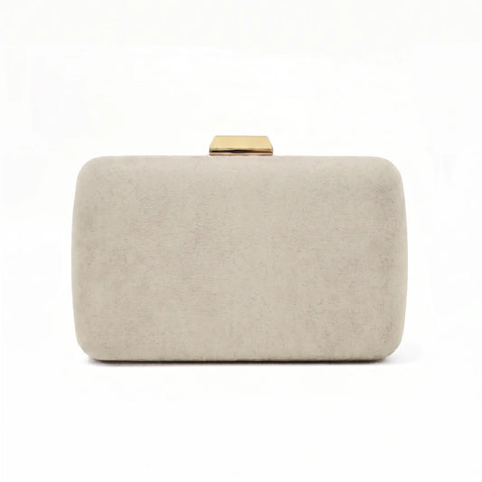 Cartera Round Beige Claro