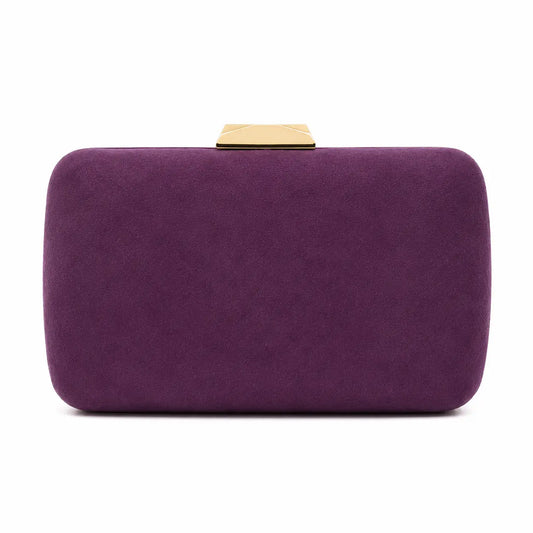 Round Dark Purple Wallet