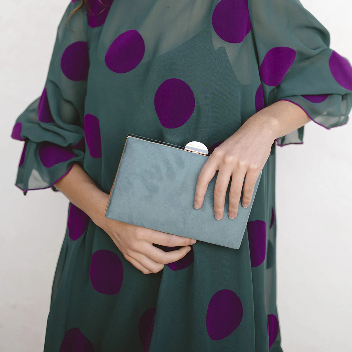 Cartera Invitada Azul Celeste