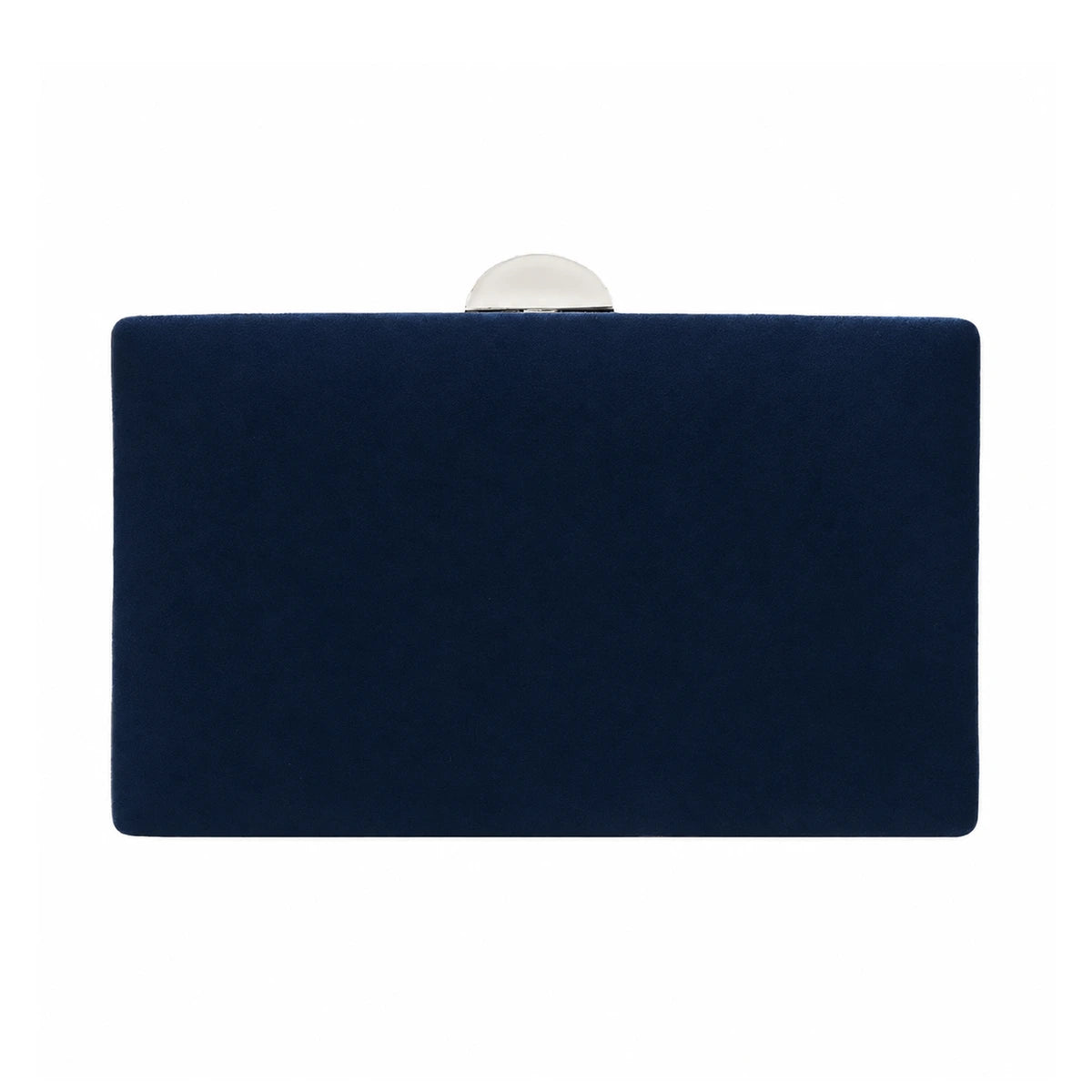 Cartera Invitada Plata Azul marino