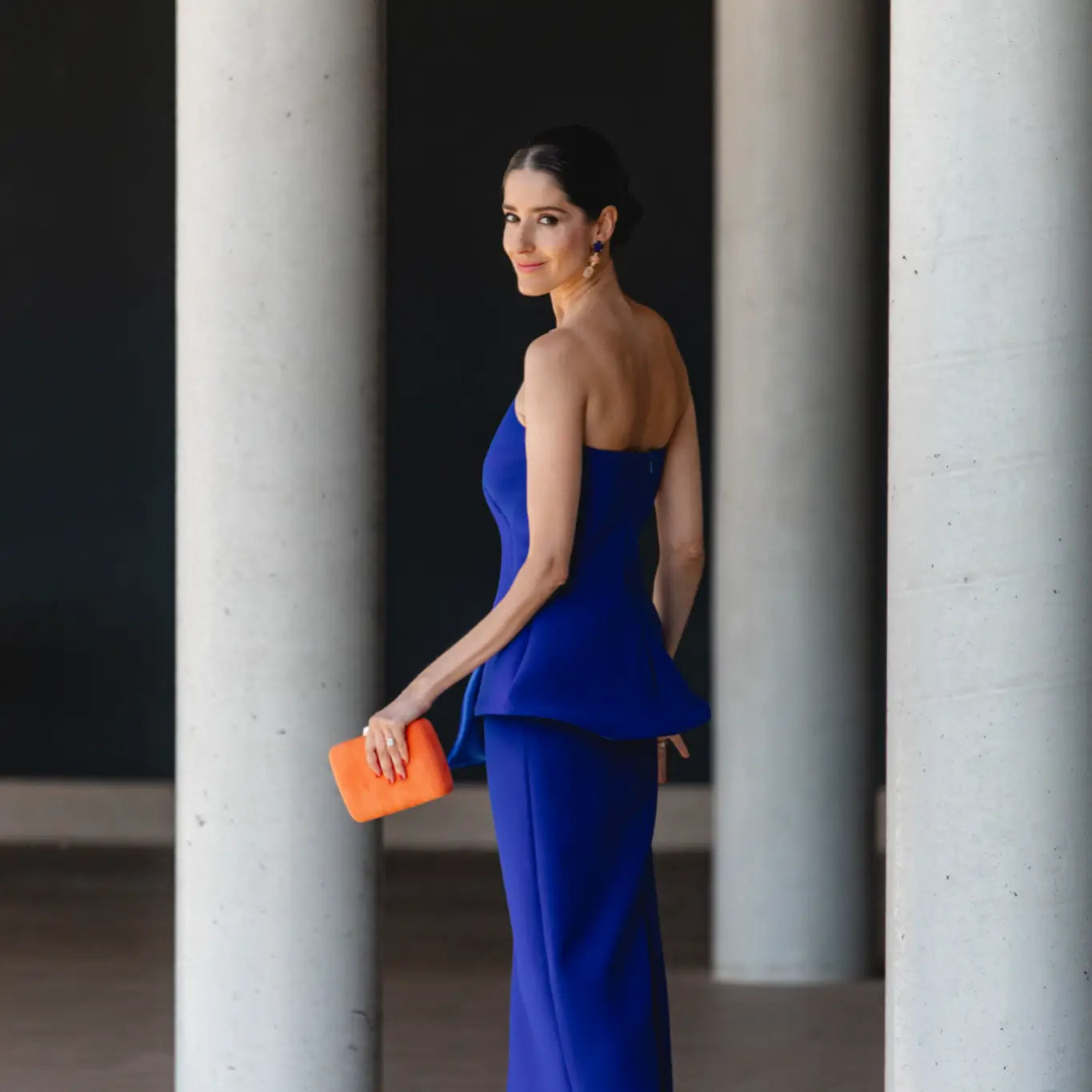Cartera Round Naranja