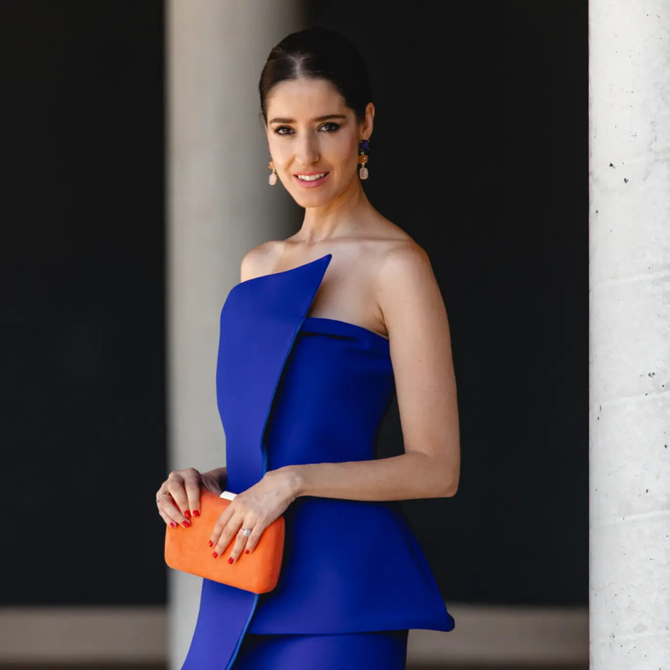 Cartera Round Naranja