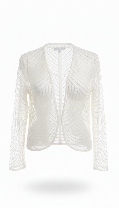 Chaqueta Fina Joya Blanco