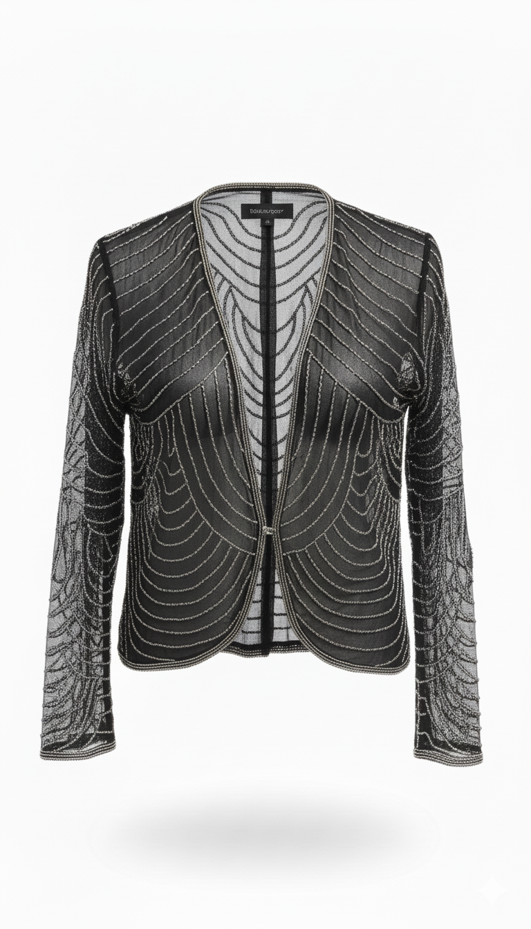 Chaqueta Fina Joya Gris Plomo