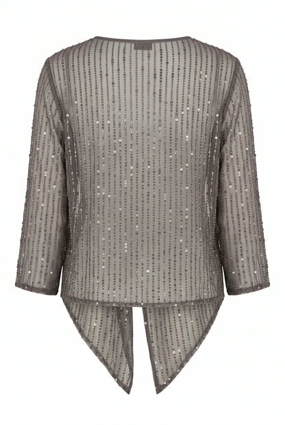 Chaqueta Fina Zarima Gris Plomo