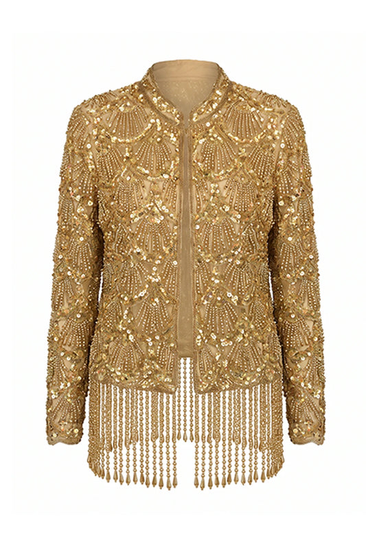 Chaqueta Joya Amarante Dorada