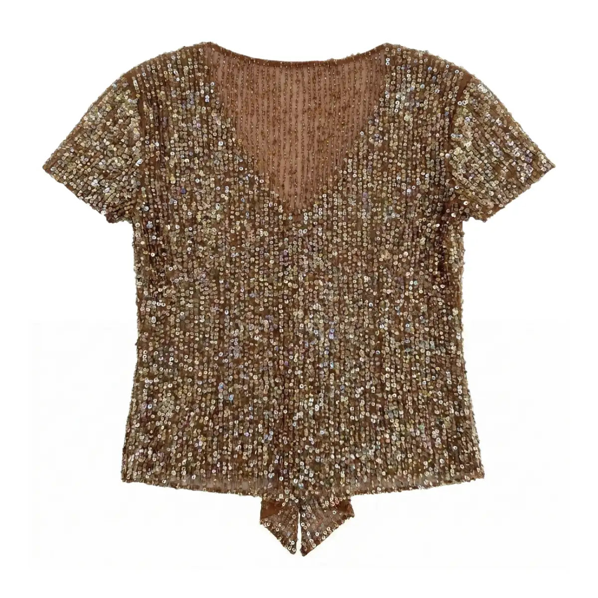 Liora Jacket Short Sleeve Gold Sequins
