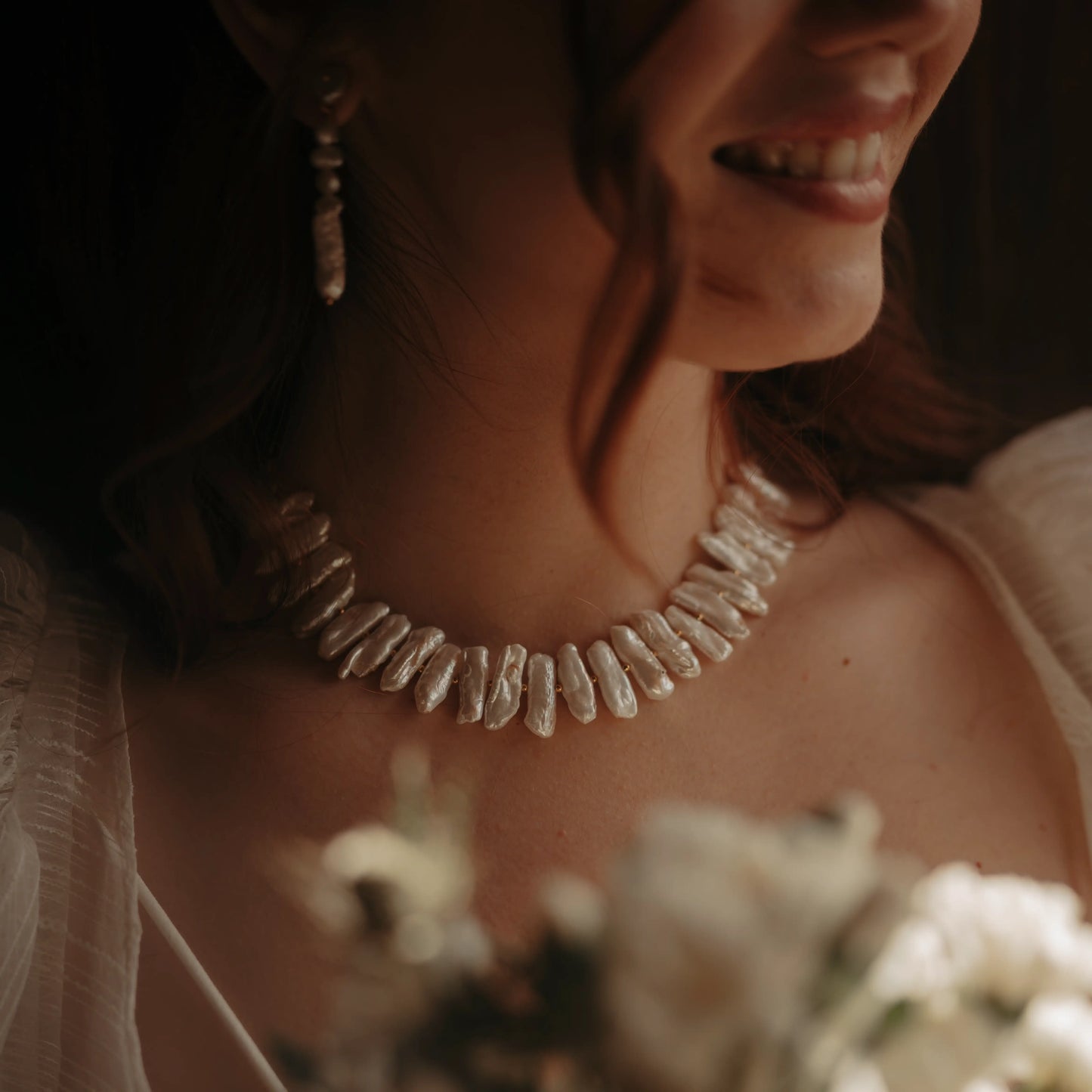 Choker Raffles Perlas