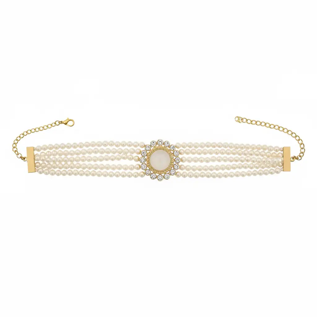 Choker Vintage Anise Perlas