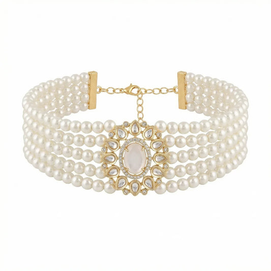 Choker Vintage Melisa Perlas