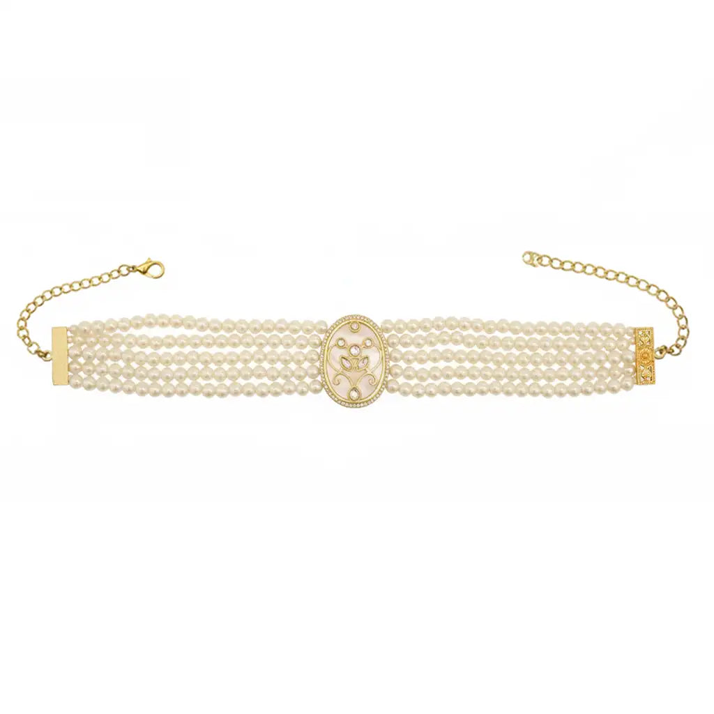 Choker Vintage Selin Perlas