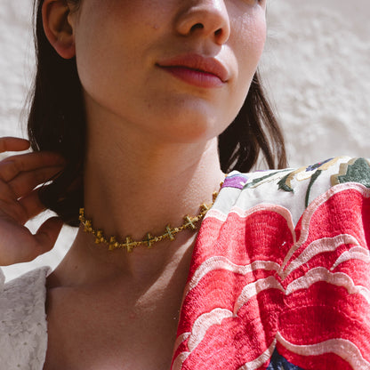 Choker Multi Cruces