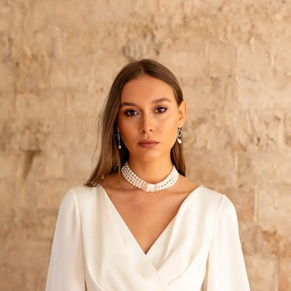 Choker Trier Ed. Limitada Plata Perlas