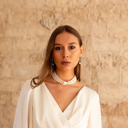 Choker Trier Ed. Limitada Plata Perlas