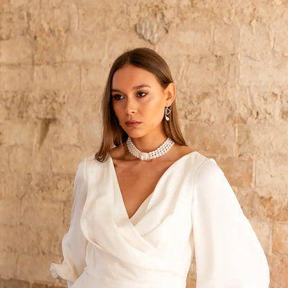 Choker Trier Ed. Limitada Plata Perlas