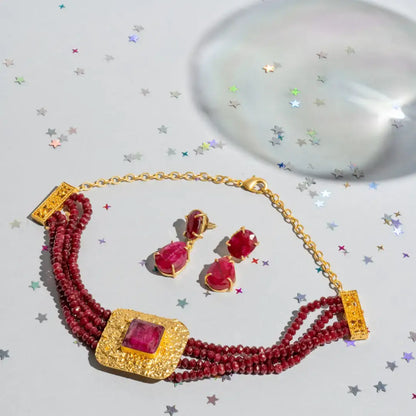 Choker Trier Rubí