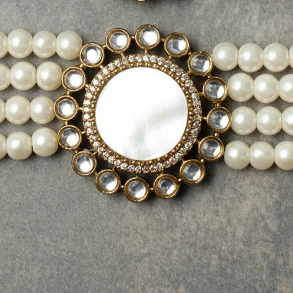 Choker Vintage Anise Perlas