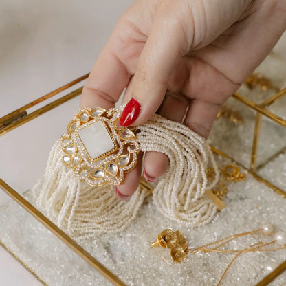 Choker Vintage Baline Mini Perlas