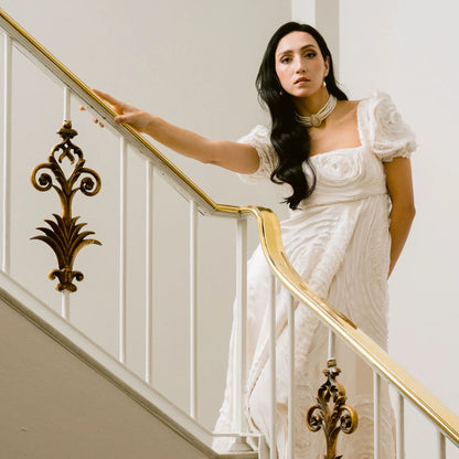 Choker Vintage Isolde Perlas