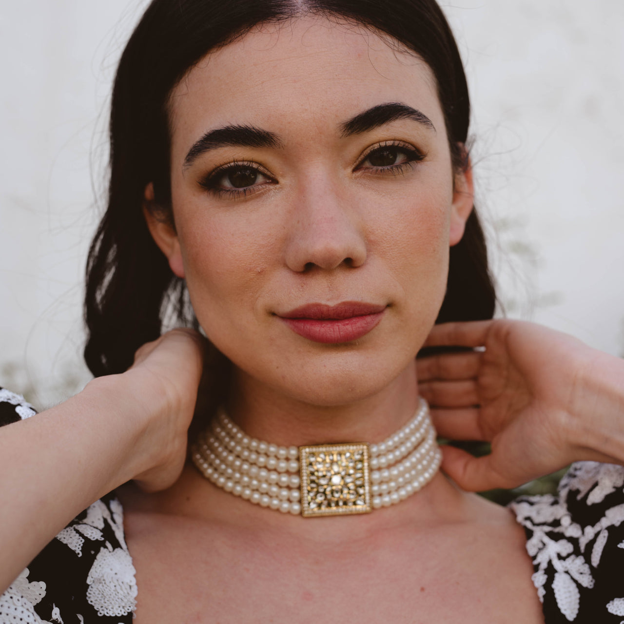 Choker Vintage Liora Perlas