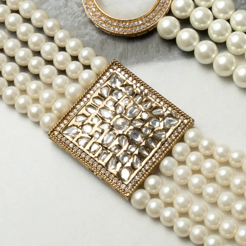 Choker Vintage Liora Perlas