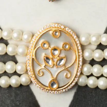 Choker Vintage Selin Perlas