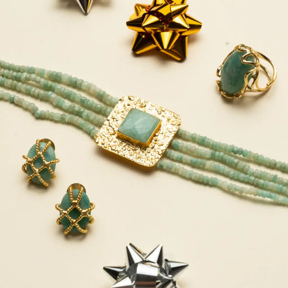 Choker Trier Ed. Limitada Verde Amazonita