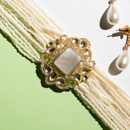 Choker Vintage Baline Mini Perlas