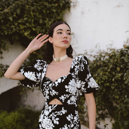 Choker Vintage Isolde Perlas