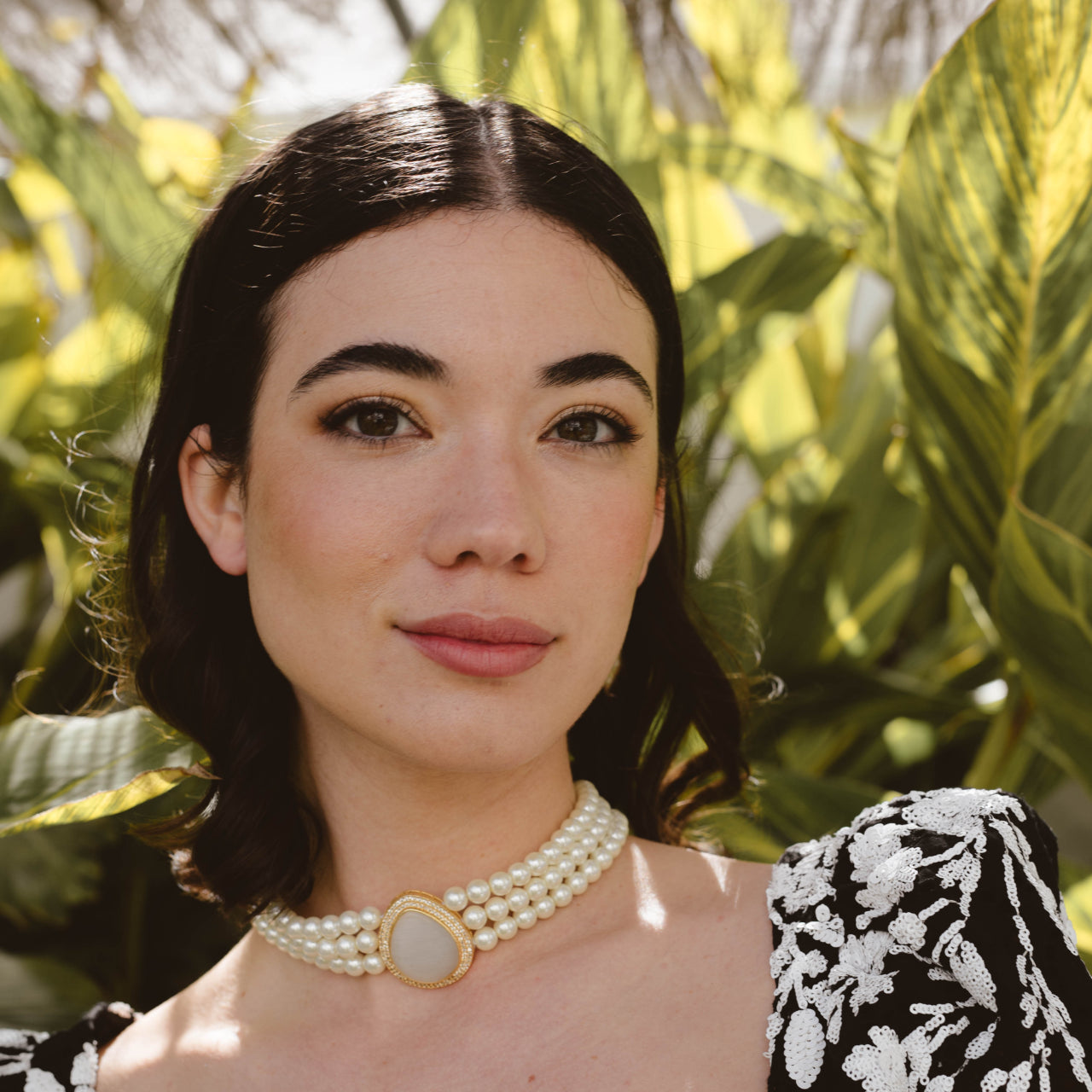 Choker Vintage Isolde Perlas