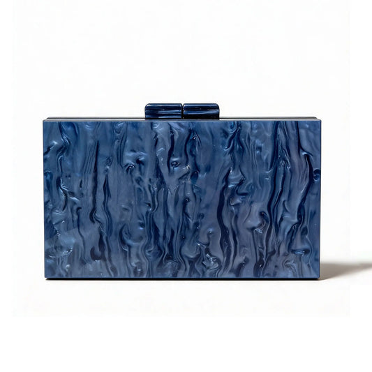 Clutch Aguamare Azul Marino