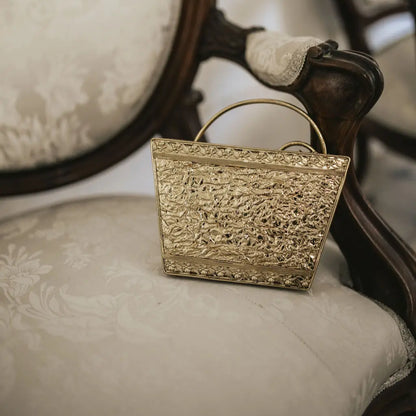 Clutch Deluxe Asa Teselas Abalone y Blanco