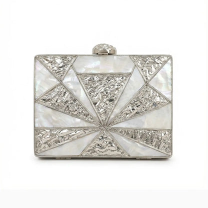 Clutch Deluxe Kochi Plata Nácar