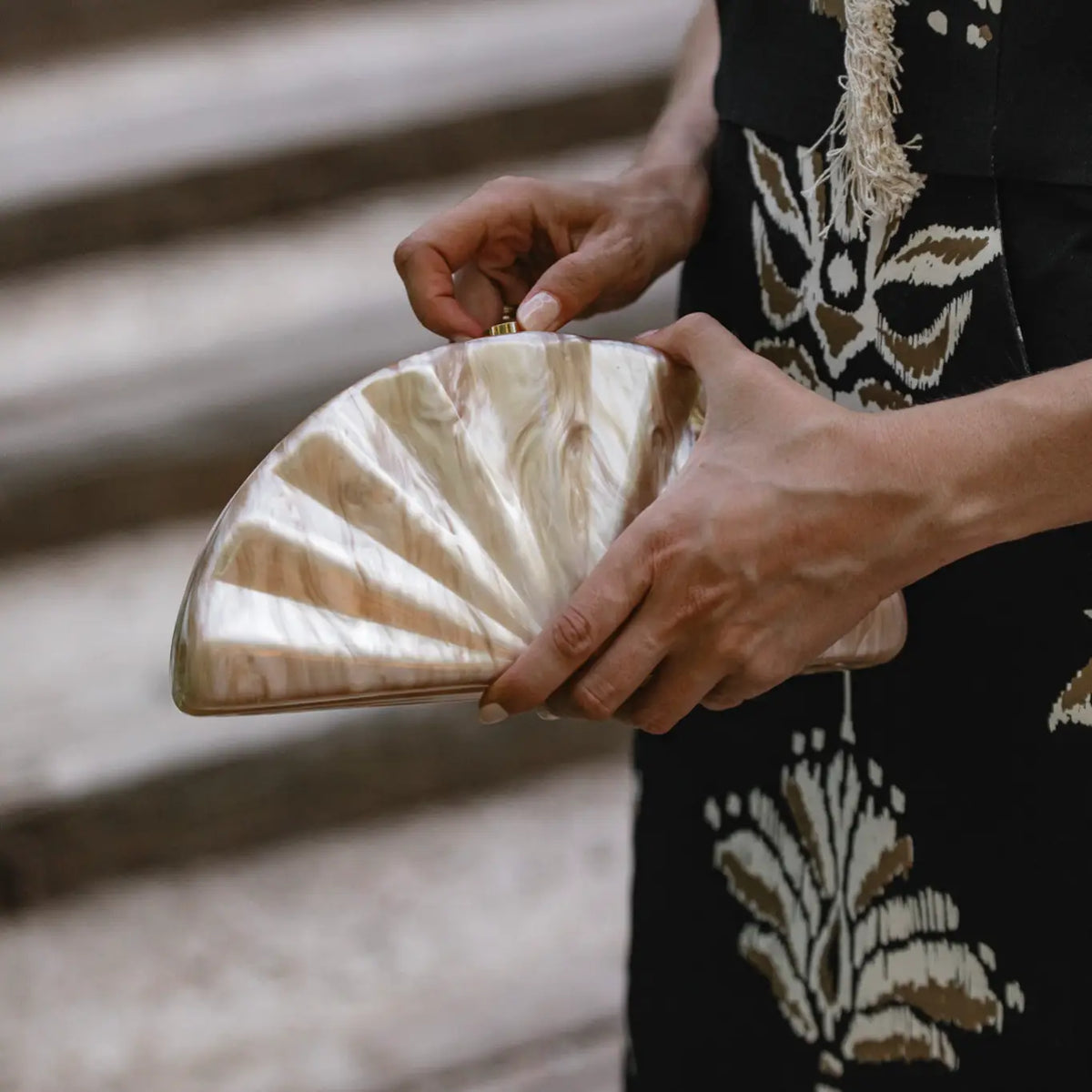 Clutch Fania Beige
